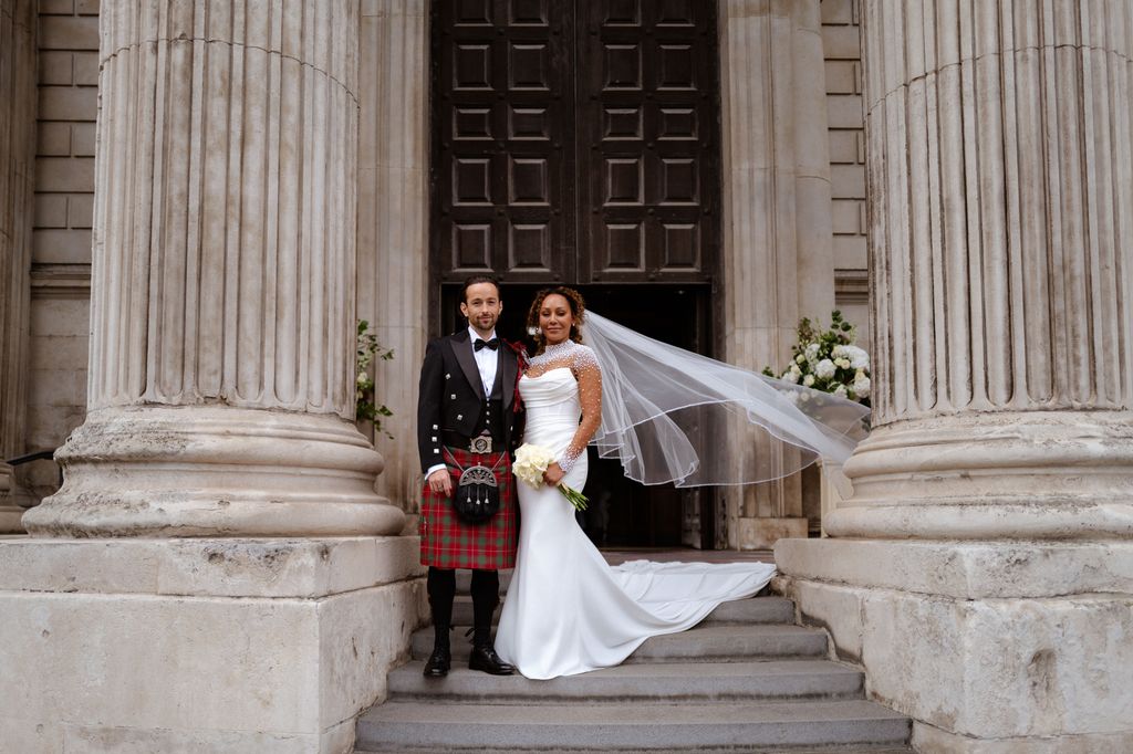 Mel B and Rory McPhee tie the knot at St Paul's Cathedral