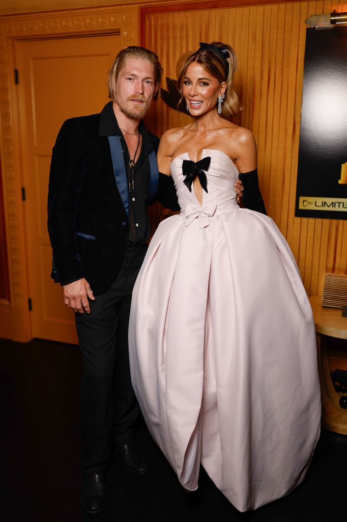 Harry Goodwins and Kate Beckinsale are seen attending Jas Mathur and Michael Braun's Golden Globes party on January 05, 2025 in Los Angeles, California.