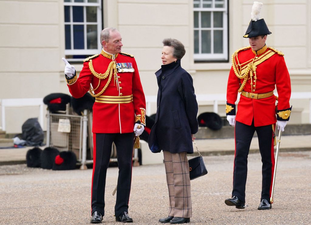 Princess Anne formerly wore the check trousers