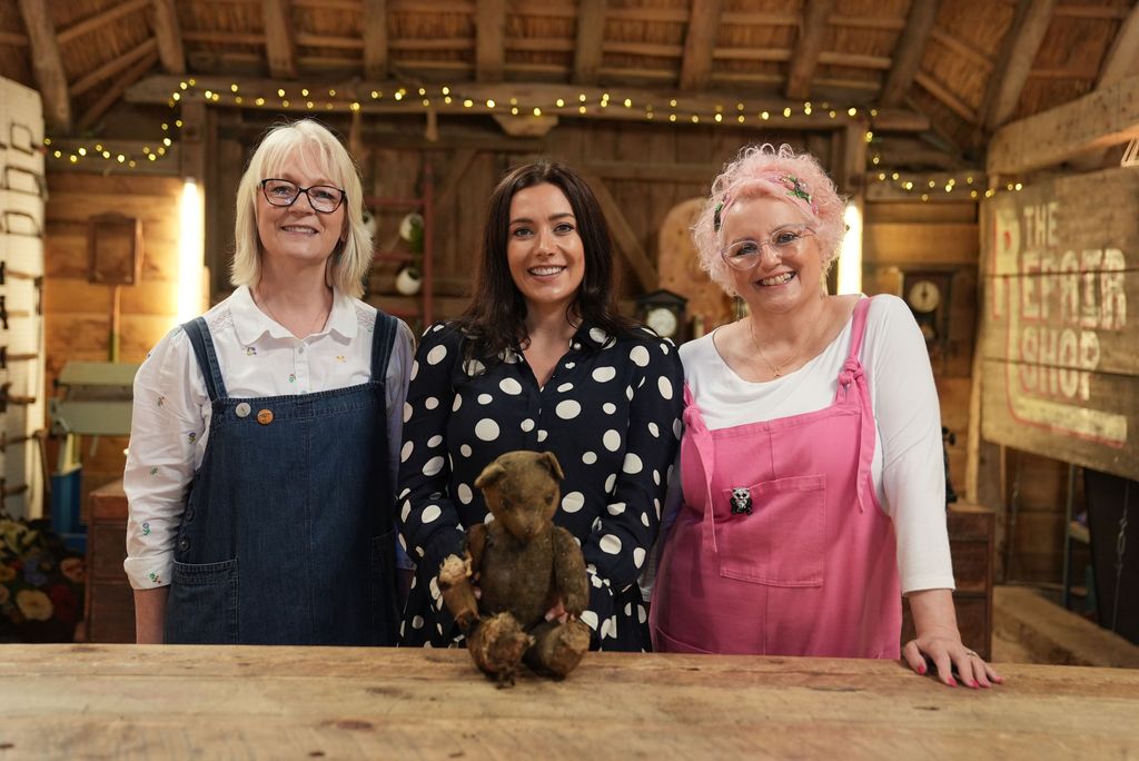 The Repair Shop's Julie Tatchell, Camilla , Amanda Middleditch