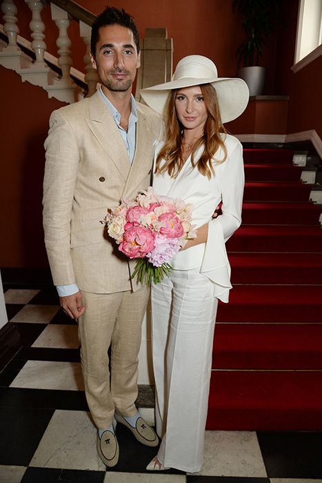 millie mackintosh wedding outfit hat