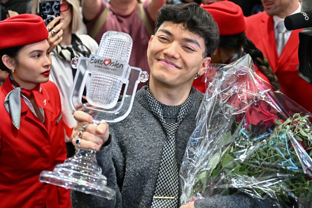 Austrian singer Johannes Pietsch aka JJ, winner of the 2025 Eurovision Song Contest