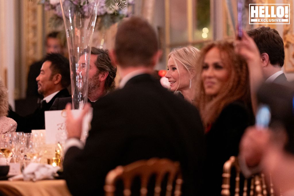 Gwyneth Paltrow watching daughter Apple at Bal des Debutantes
