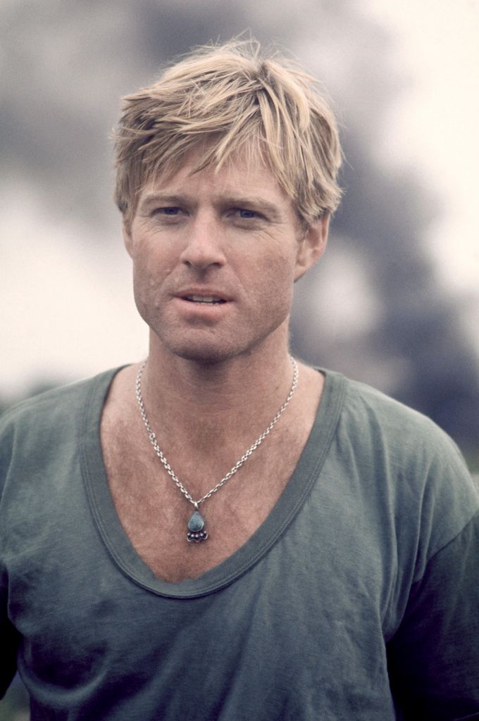 Robert Redford poses for a portrait on the set of the drama film 'A Bridge Too Far', circa 1977