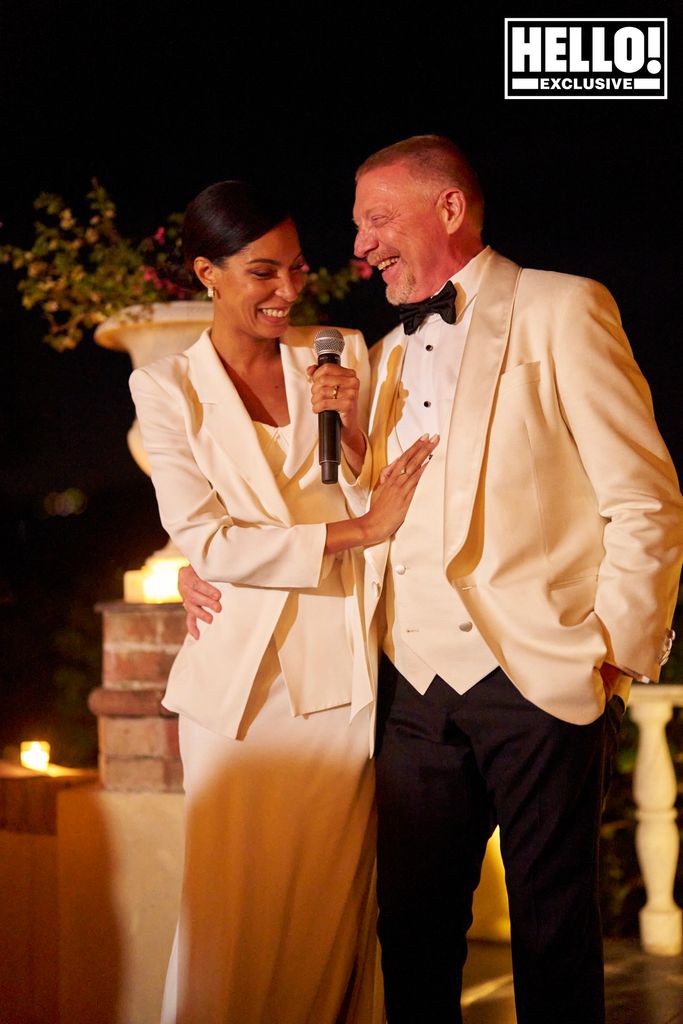 Boris Becker doing a wedding speech