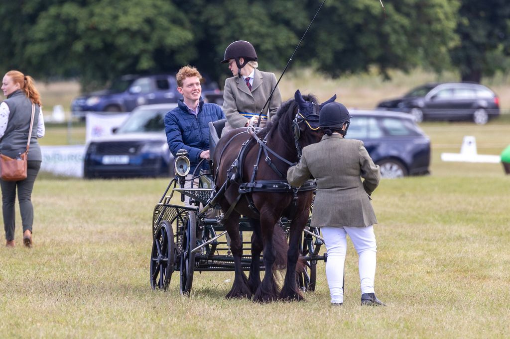 Louise inherited her love of carriage driving from her late grandfather the Duke of Edinburgh