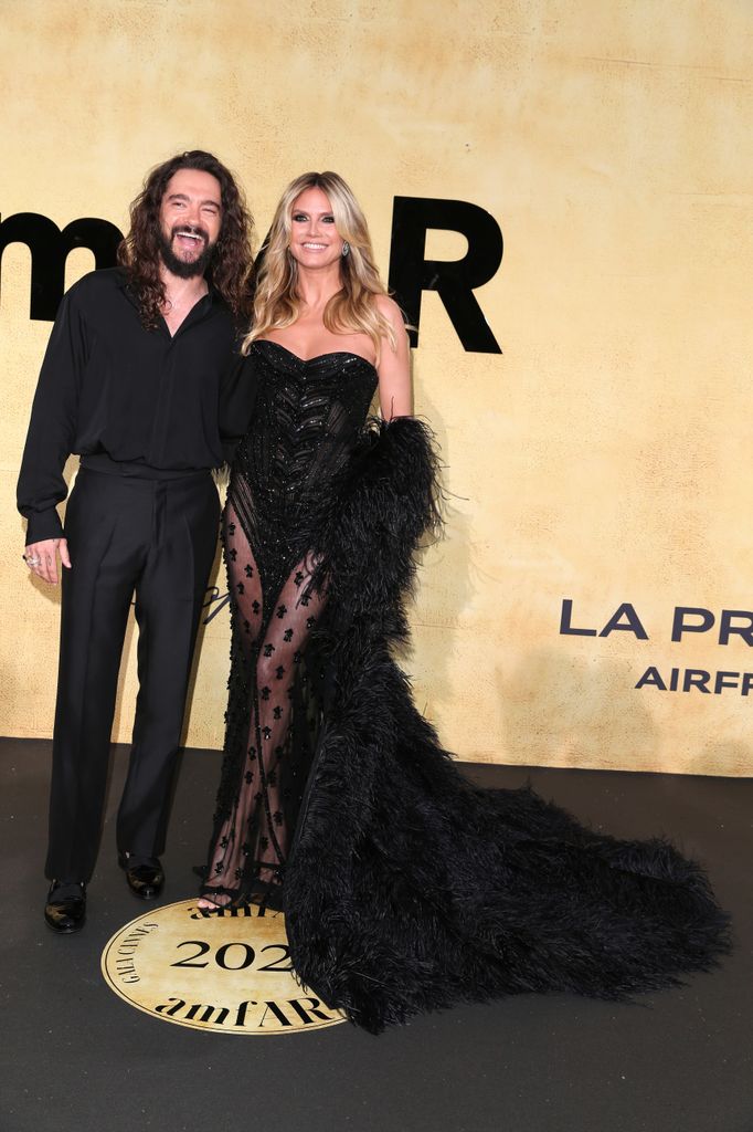 Tom Kaulitz and Heidi Klum on Cannes carpet