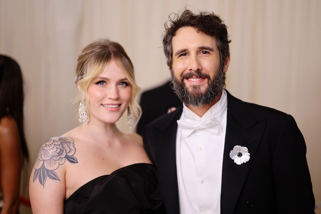 Josh Groban and his partner Natalie McQueen at the 2023 Met Gala