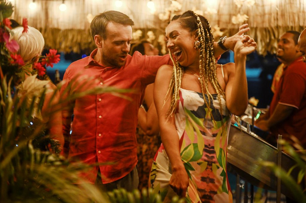 man and woman dancing