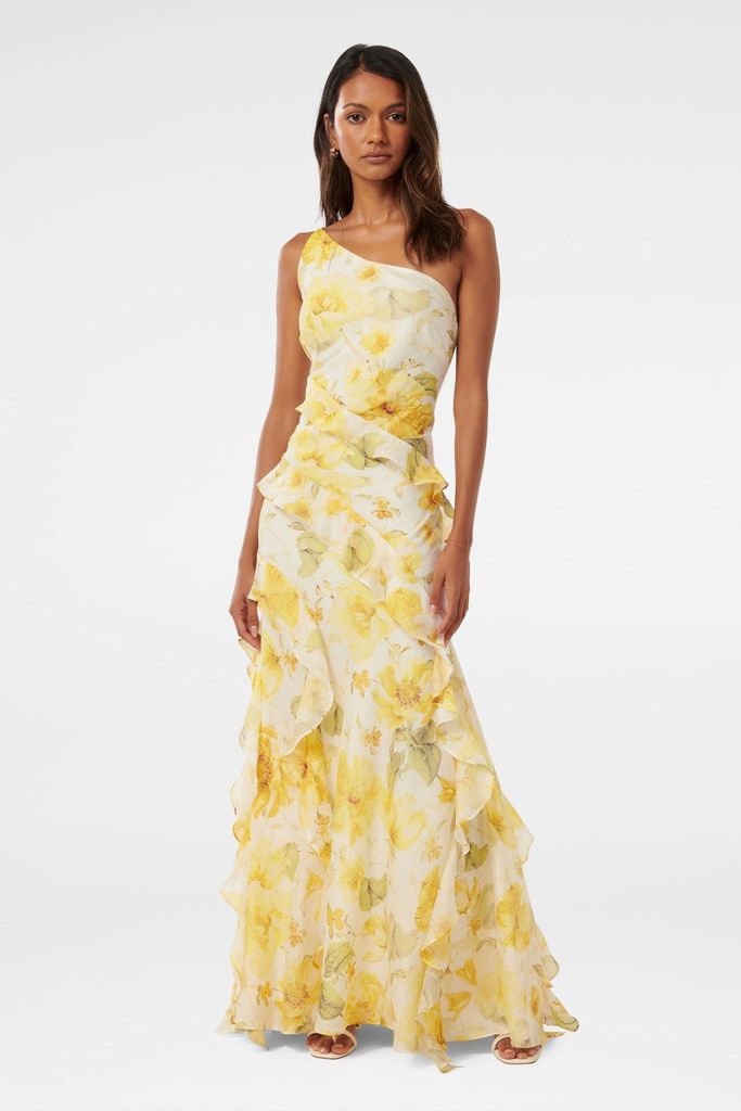 next yellow floral dress 