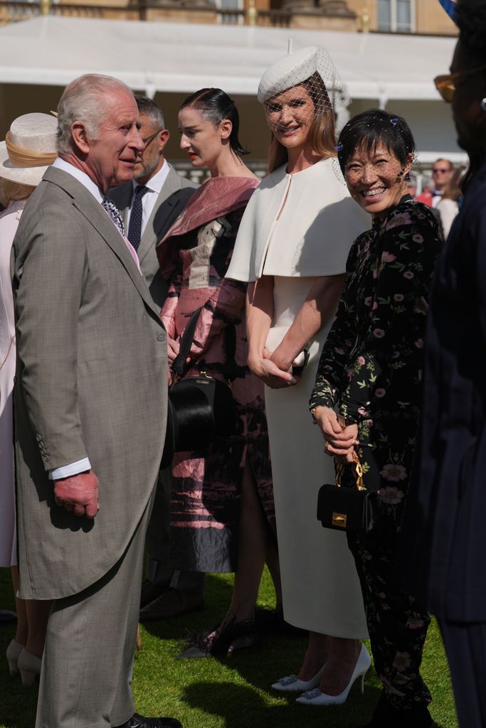King Charles III chatted with Rosie at the Garden Party