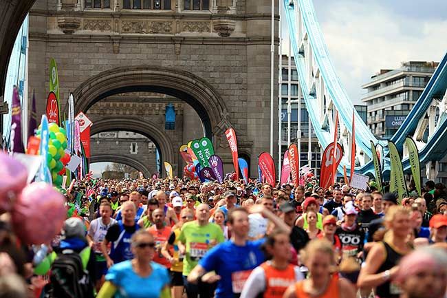 London Marathon 2016 crowd