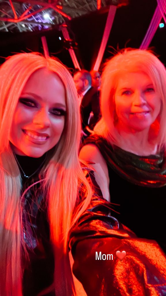 Avril Lavigne with her mother at the Canada's Walk of Fame 25th Anniversary Gala in Toronto, Canada