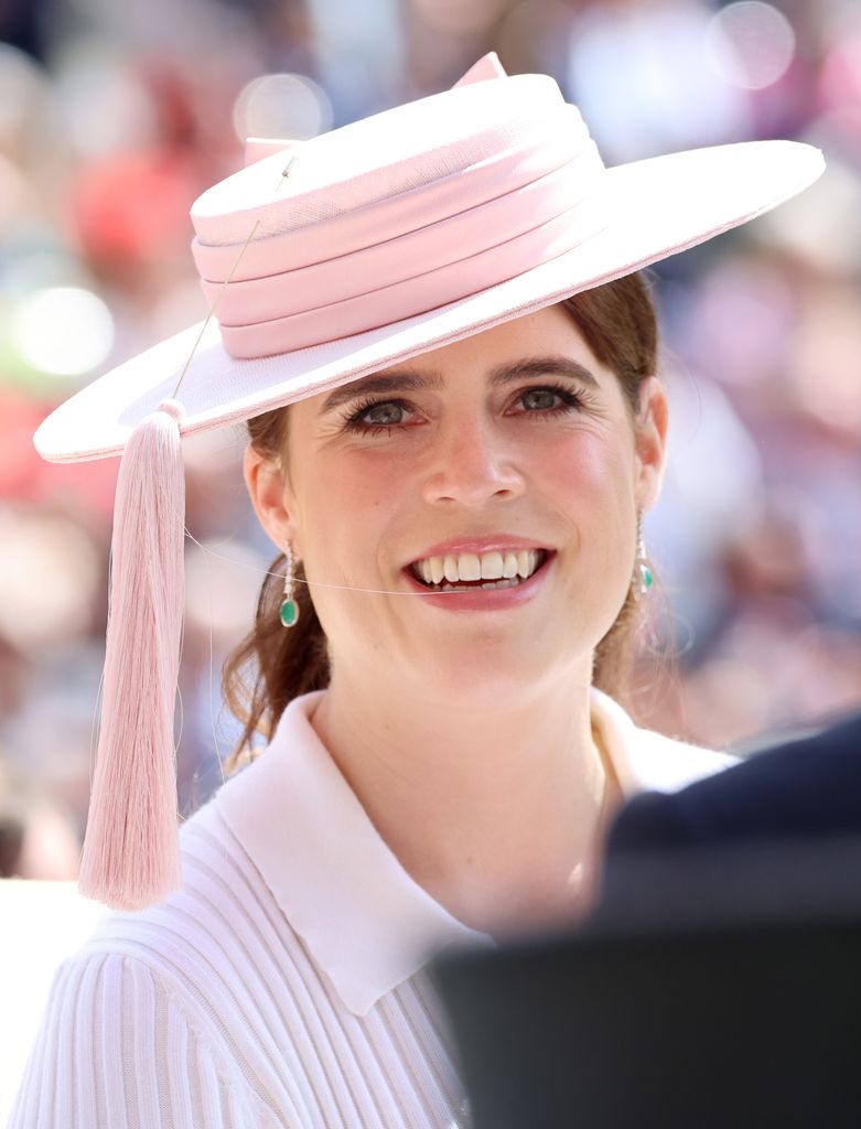 Eugenie was glowing