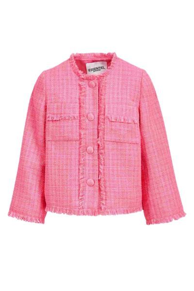 essential antwerp pink jacket