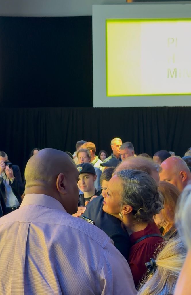 Prince Harry with Toney and Brandy Roberts