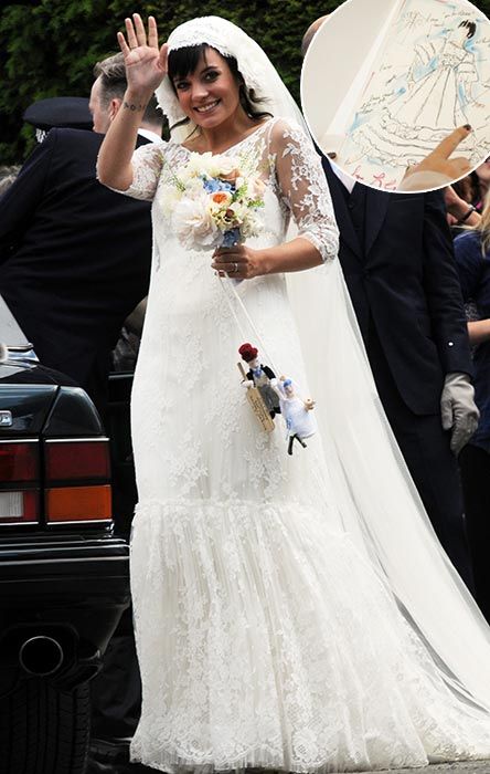 3 Lily Allen wedding dress