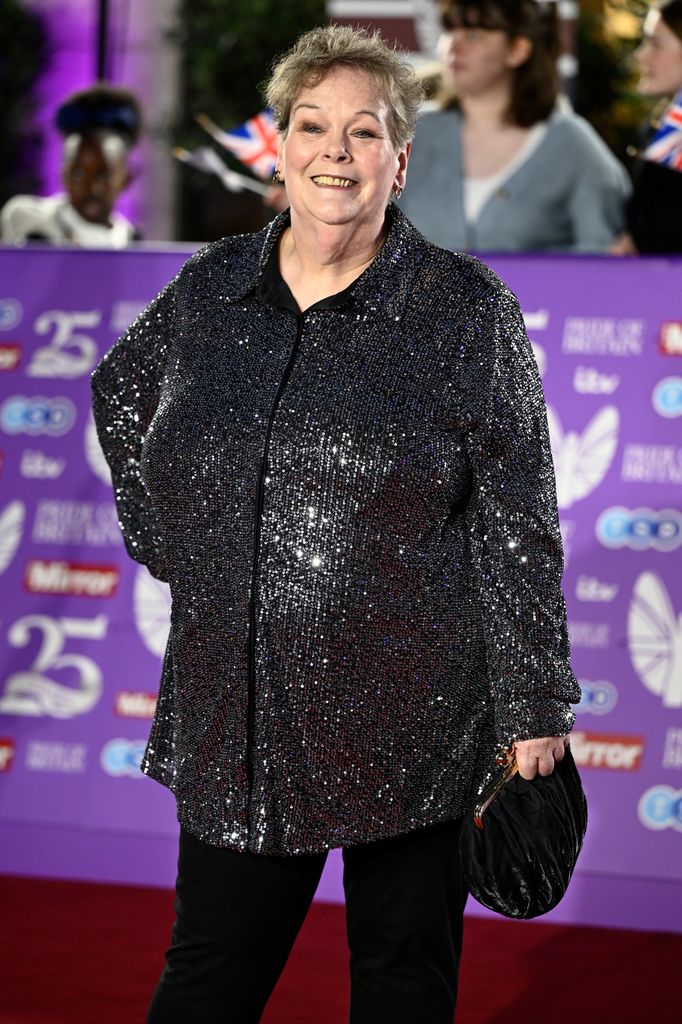 Anne Hegerty attends The Pride of Britain Awards 2024 at The Grosvenor House Hotel