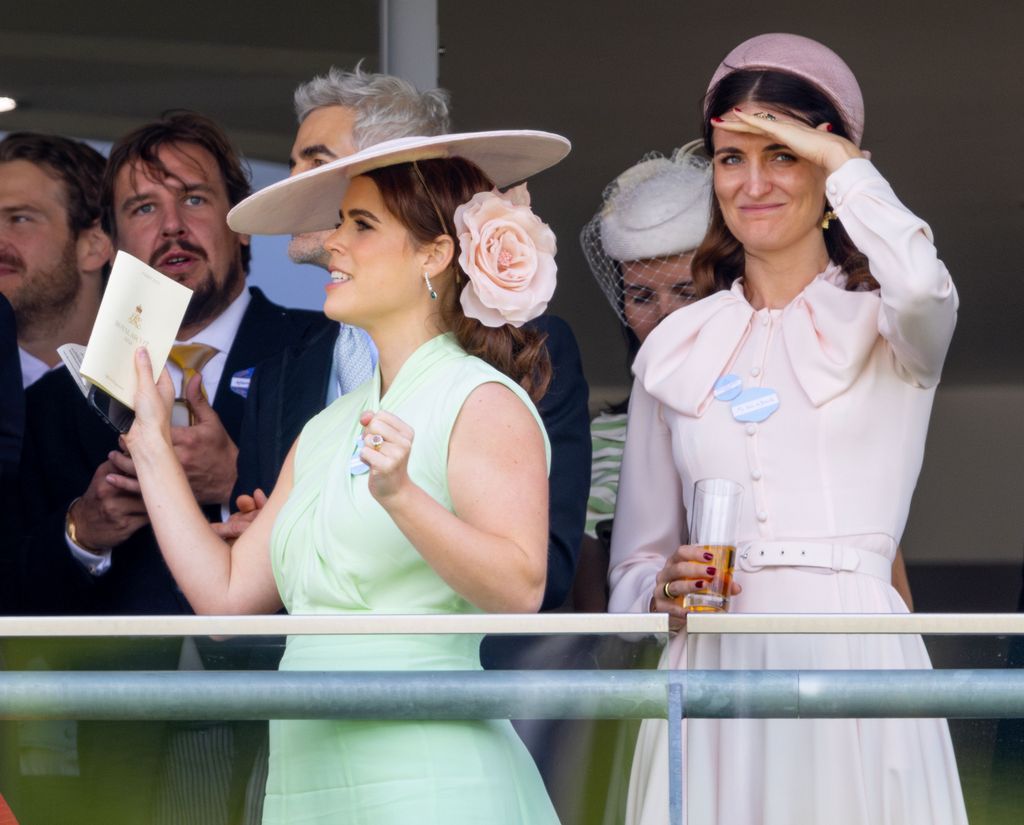 Eugenie was certainly getting into the races!