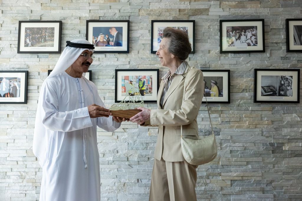 Princess Anne in Jebel Ali, Dubai