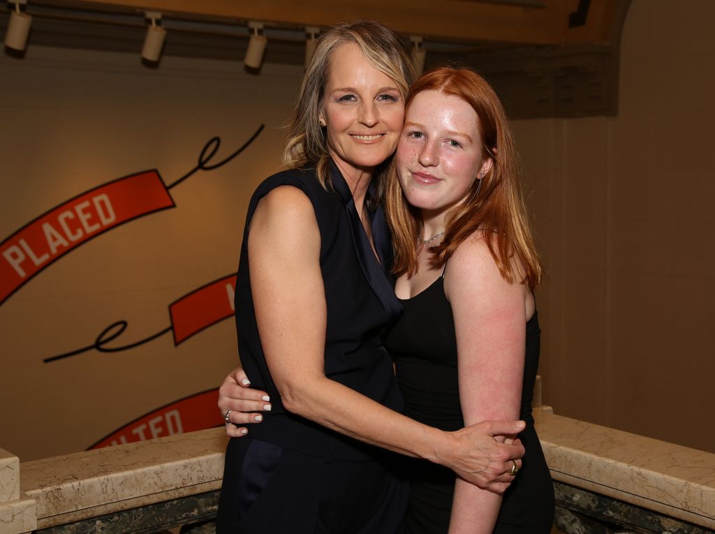 NEW YORK, NY - JUNE 26:  Helen Hunt and daughter Makena Lei Gordon Carnahan attend the Opening Night performance afterparty for ENCORES! Off-Center production of "Working - A Musical"  at New York City Center on June 26, 2019 in New York City.  (Photo by Walter McBride/Getty Images)