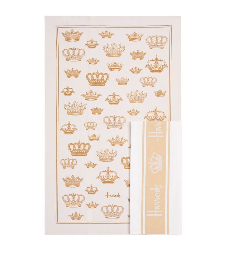 harrods coronation tea towel