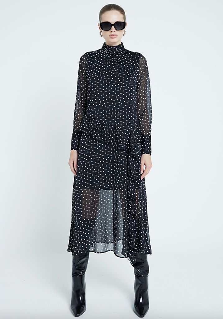 River Island polka dot dress