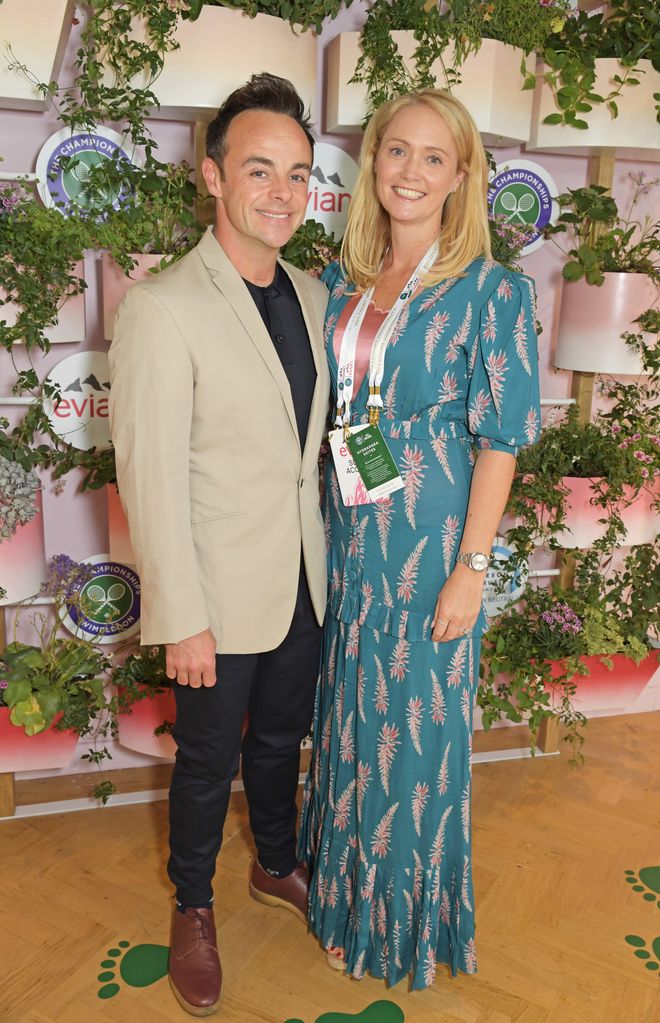 Ant and Anne-Marie smiling at wimbledon 
