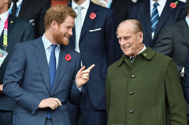 prince harry and prince philip
