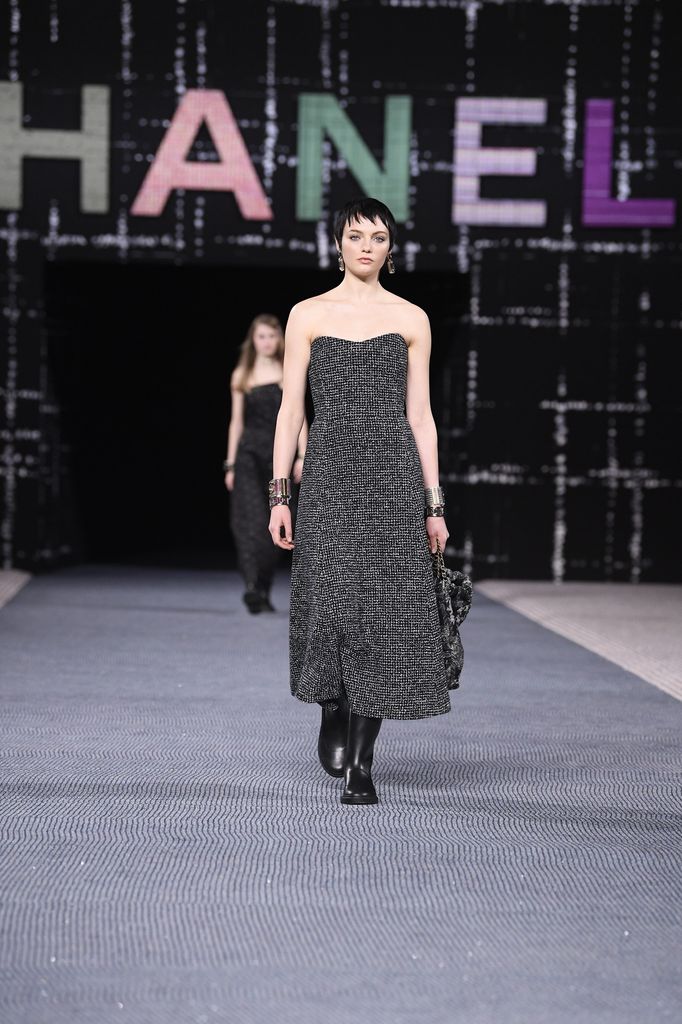 Meghan wore this Chanel dress from the AW22/23 collection