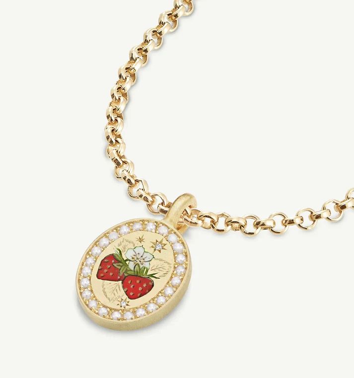 Strawberries & Cream Pendant