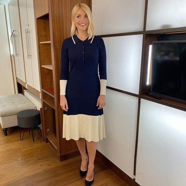 This Morning's Holly Willoughby just wore the cosiest knit dress you ...