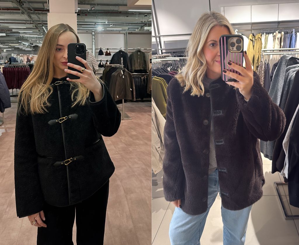 HELLO!'s Hollie Brotherton and Leanne Bayley wearing Marks & Spencer and H&M