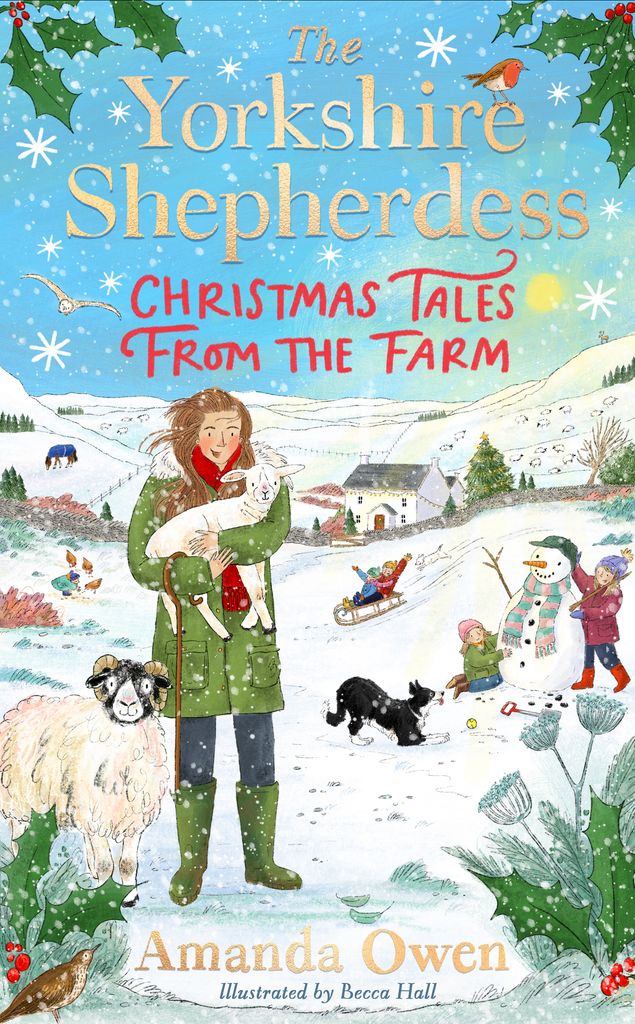 book cover christmas tales from the farm 