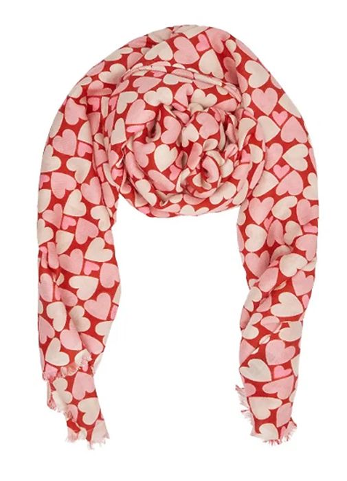 heart print scarf kate middleton