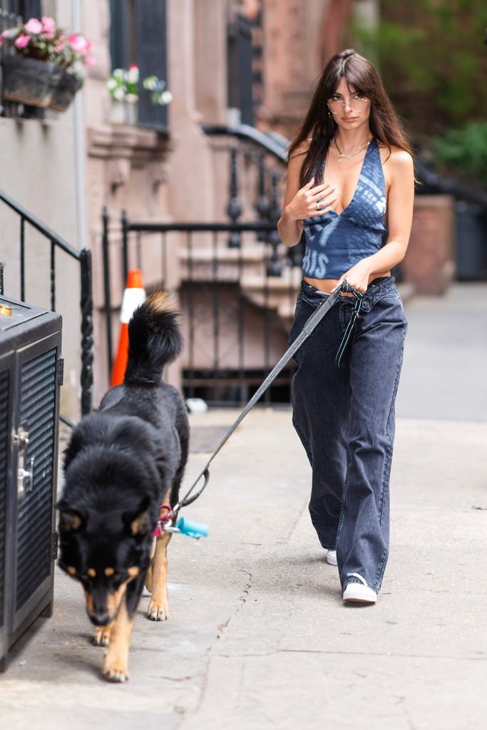 We need to talk about Emily Ratajkowski's dog walking outfits - see ...