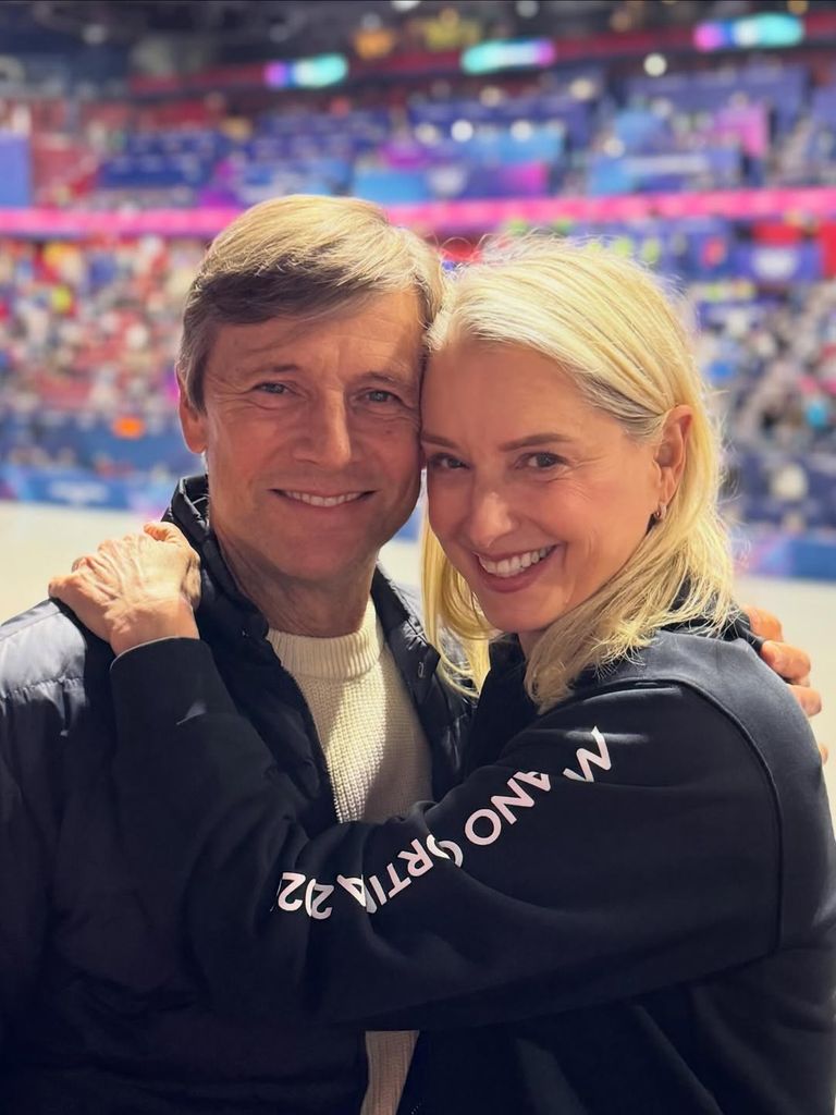 Katherine LaNasa et Grant Show aux Jeux olympiques