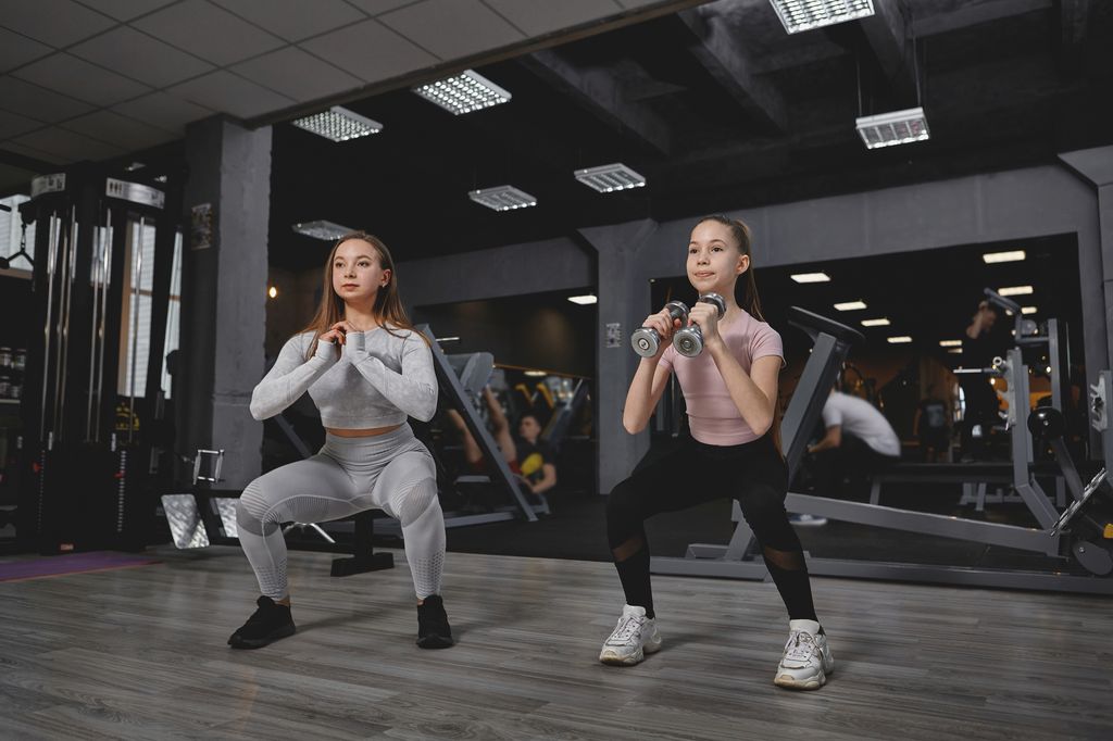 Children may be old enough to use the gym age 12-14