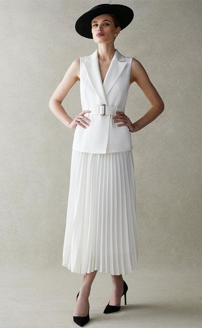 white km dress