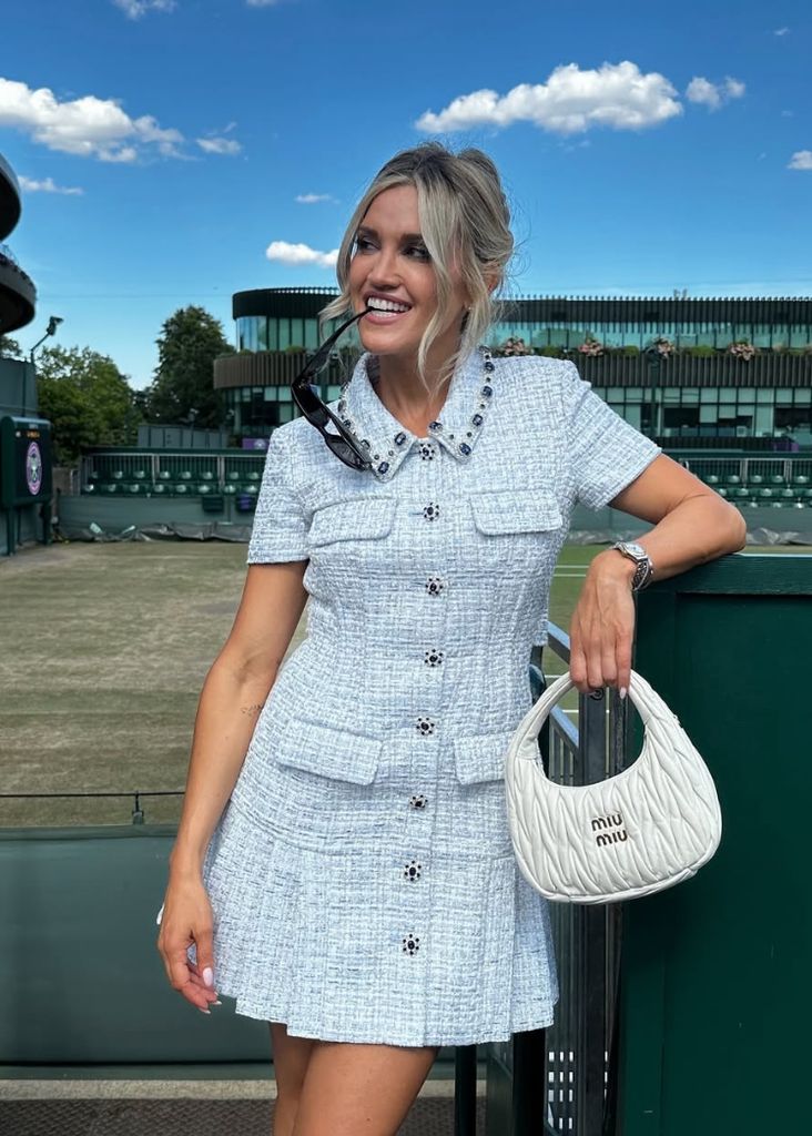 Ashley Roberts self portrait dress