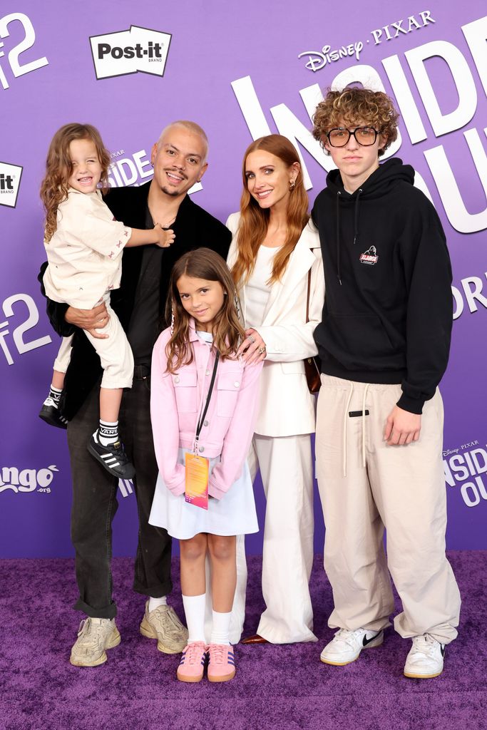 ashlee simpson evan ross and children inside out 2 premiere