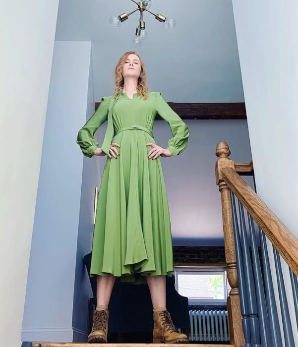 nicole kidman green dress