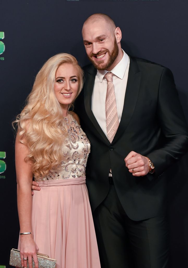 tyson and paris fury at event