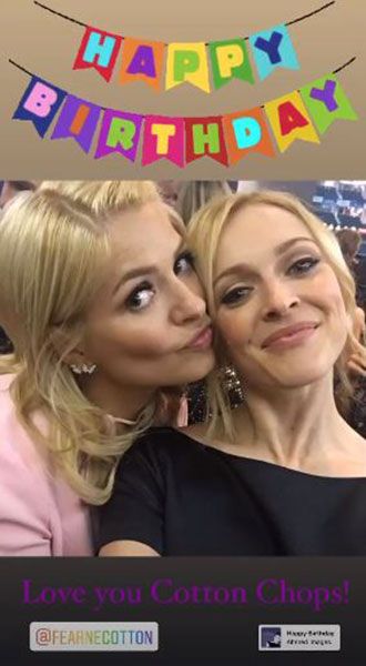 fearne cotton holly willoughby throwback