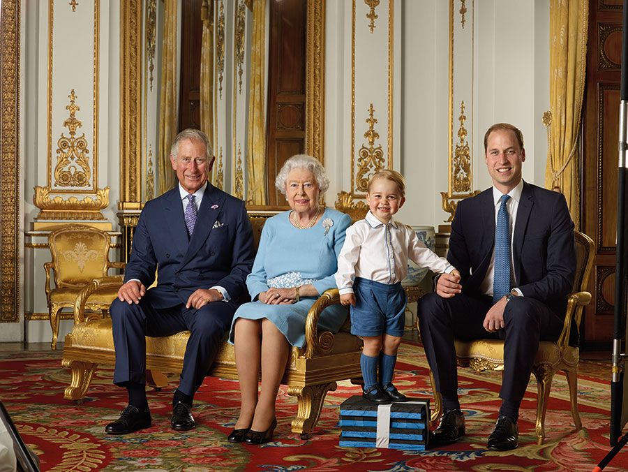 prince george queen  stamp