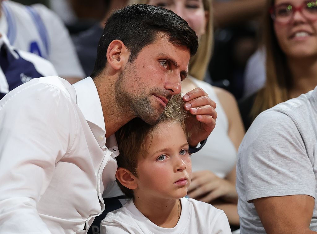 Stefan is already beginning to follow in his father's footsteps