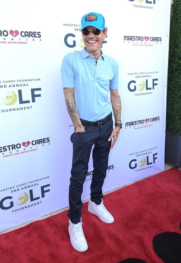 Marc Anthony attends the Maestro Cares Foundation's Celebrity 3rd Annual Golf Tournament at The Biltmore Hotel & Golf Club on May 14, 2024 in Coral Gables, Florida. (Photo by Manny Hernandez/Wireimage)