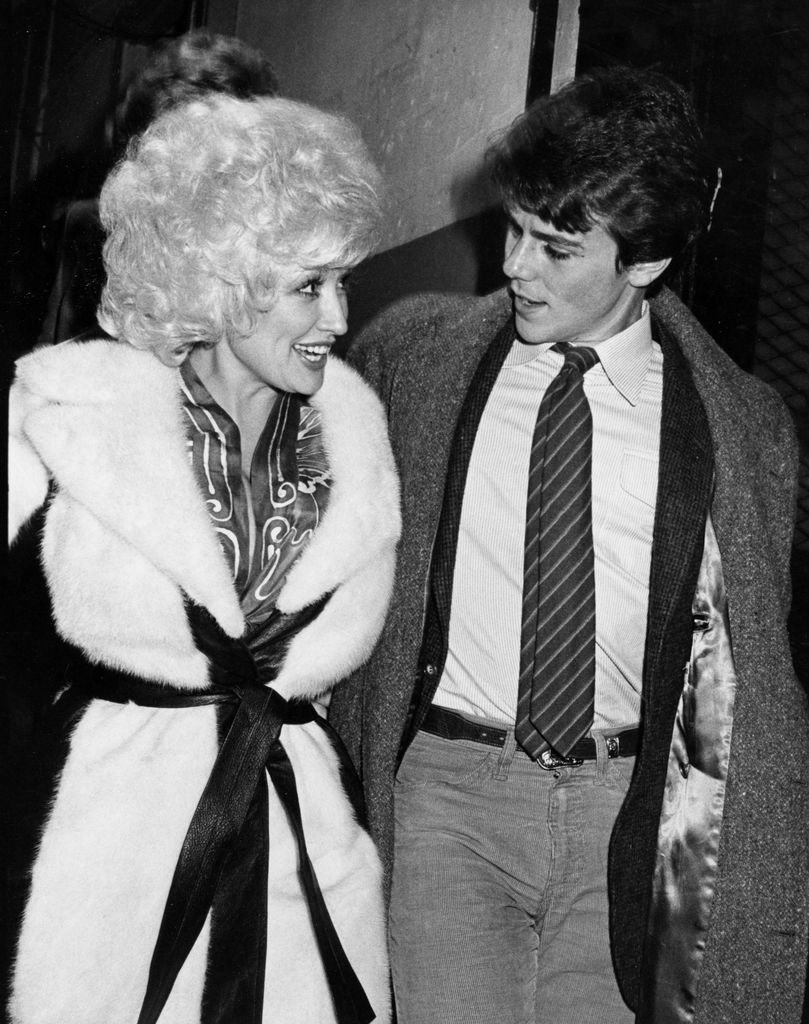Dolly Parton and brother David Parton during Dolly Parton Sighting at "Morning at Seven" - October 30, 1980 at Lyceum Theater in Edinburgh, Great Britain.