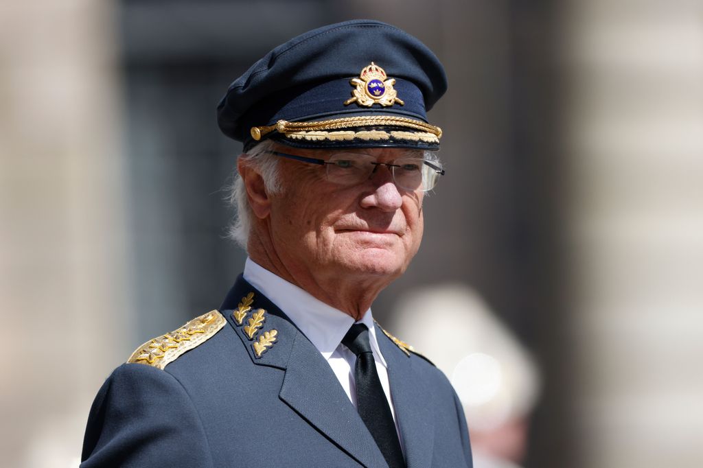 King Carl XVI Gustaf in military uniform