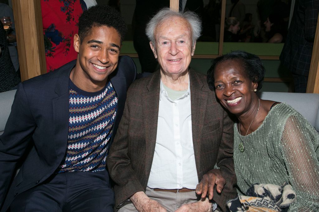 Alfred Enoch with William Russell and Etheline Enoch